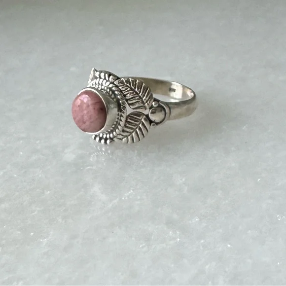 NWOT Sundance In the Tropics Ring, Guava Quartz, Sterling Silver